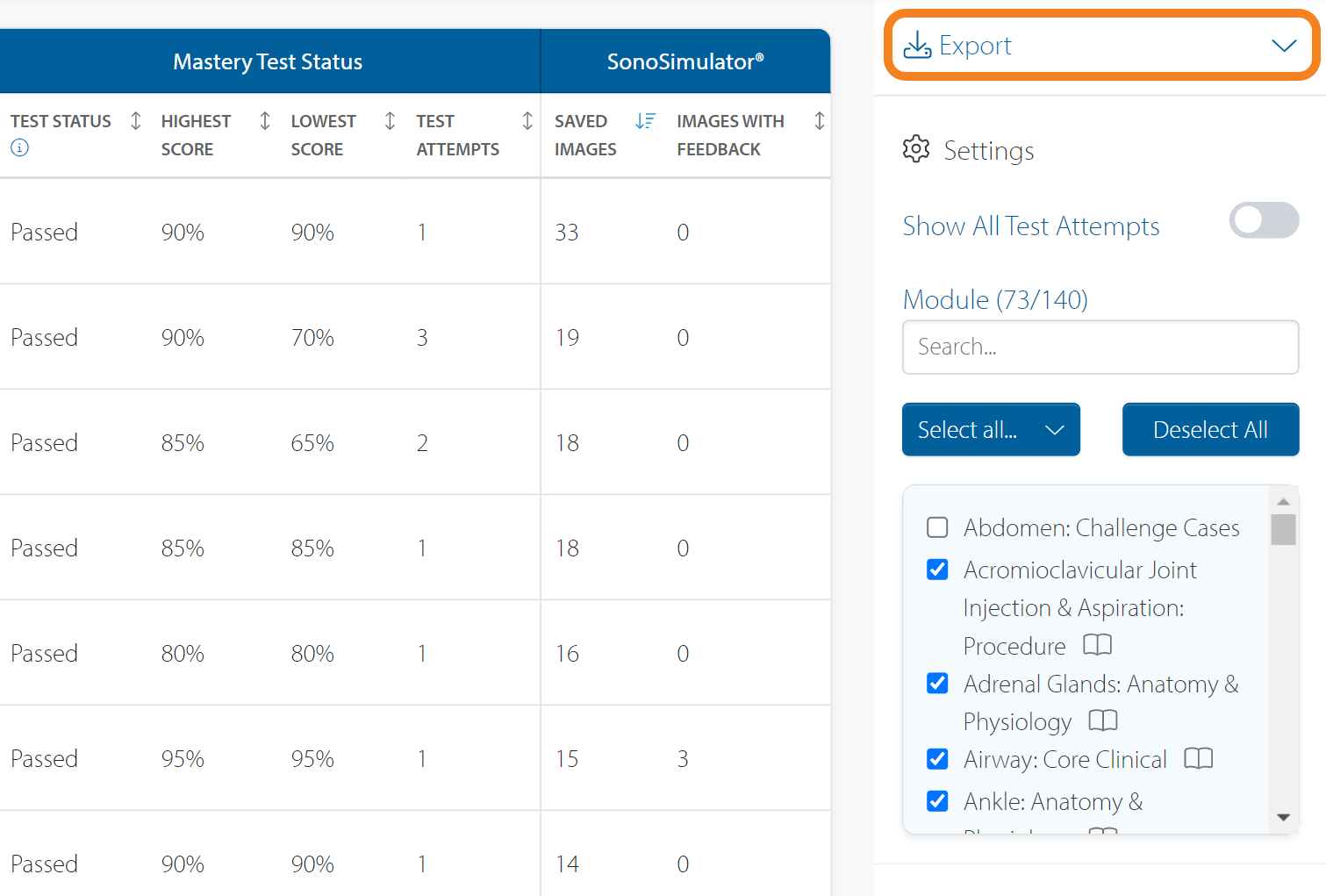 MY DSR report export function - export labeled.png